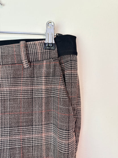 Witchery Size 8 Plaid Pattern Trousers