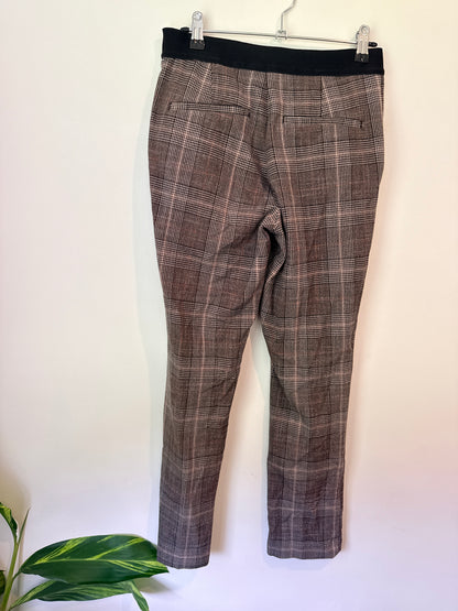 Witchery Size 8 Plaid Pattern Trousers