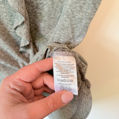 t.la Size S Lightweight Ruffle Trim Top