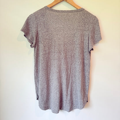 t.la Size S Lightweight Ruffle Trim Top