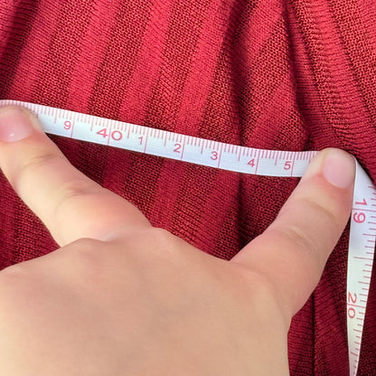 Cue Size U/Arm 44cm Red Knit Sweater