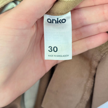 Anko Slim Stretch Chino Size 30 Men's Khaki Chino Pants