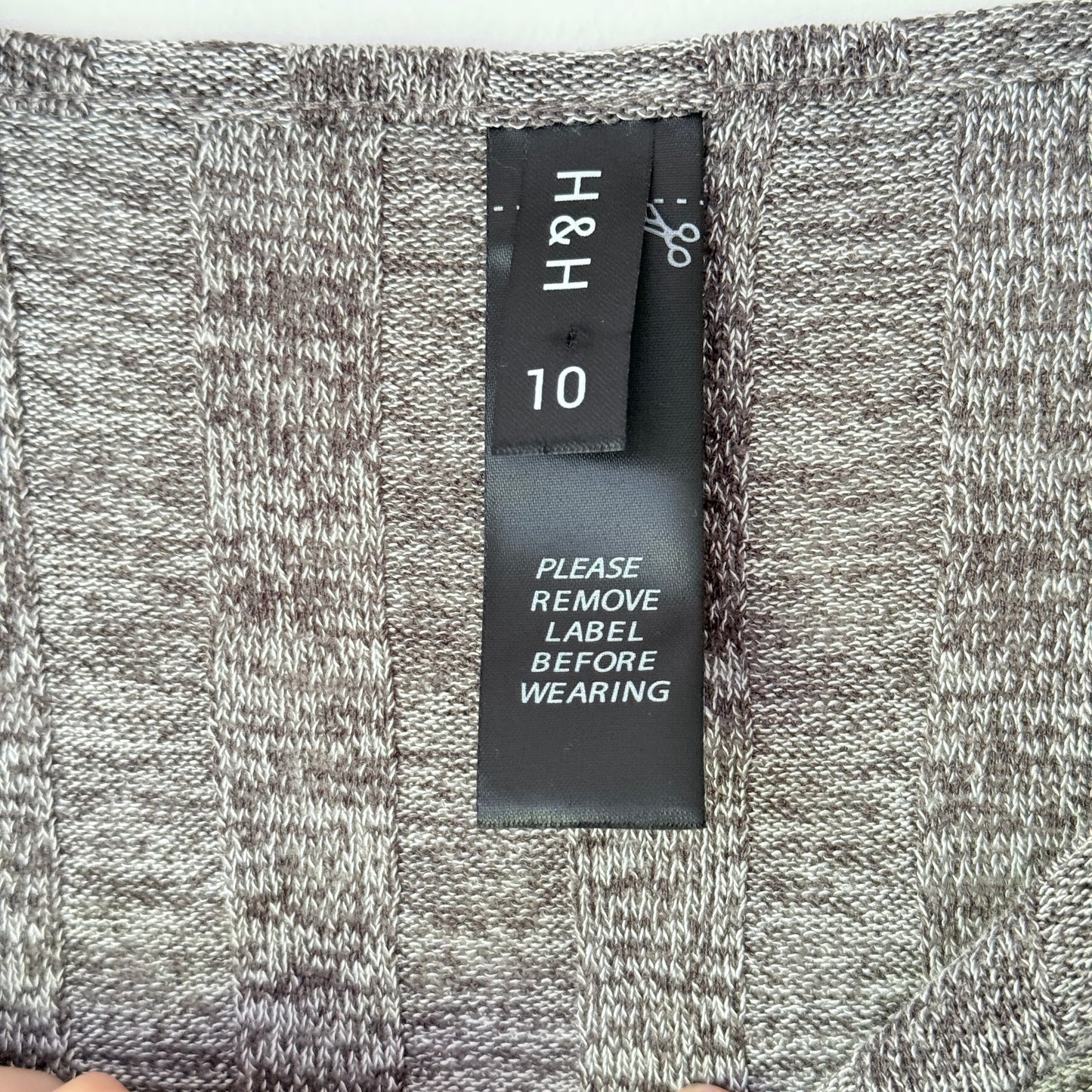 H & H Size 10 Soft-Touch Maxi Ribbed Knit Dress