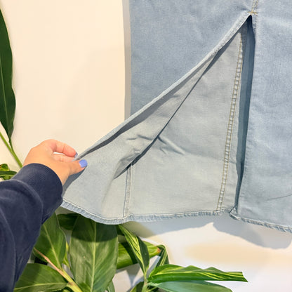 Brand Unknown Size L | Waist 72cm Denim Midi Skirt