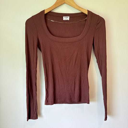 Cotton On Size S / P Viscose Ribbed Top