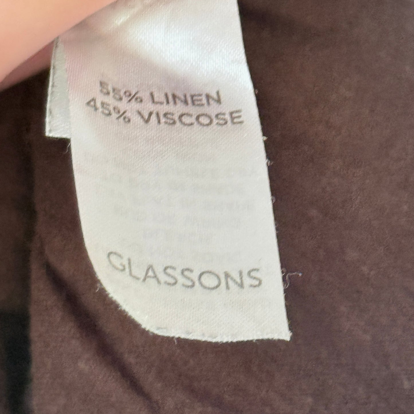 Glassons Size 8 Black Tiered Mini Skirt