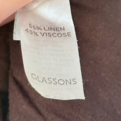 Glassons Size 8 Black Tiered Mini Skirt