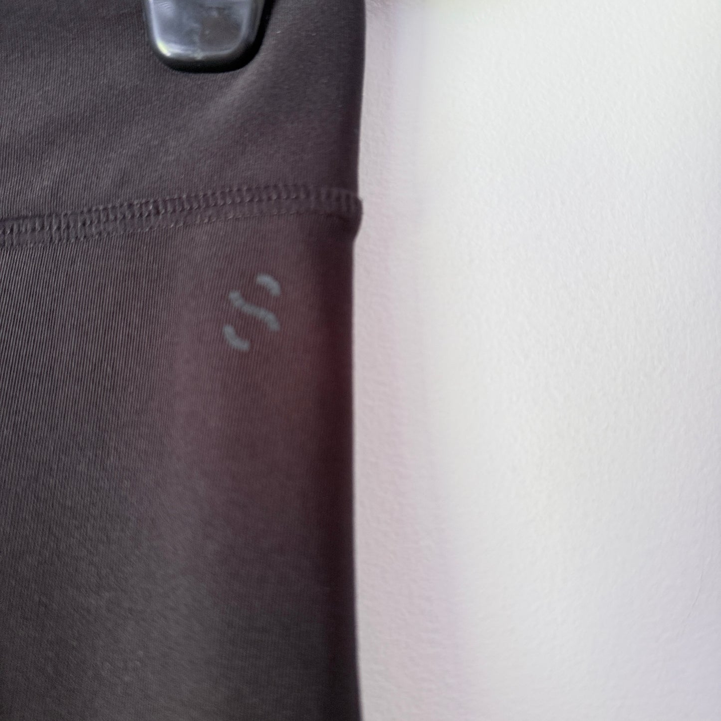 Black Athletic Leggings with Mesh Panels - 60cm waist