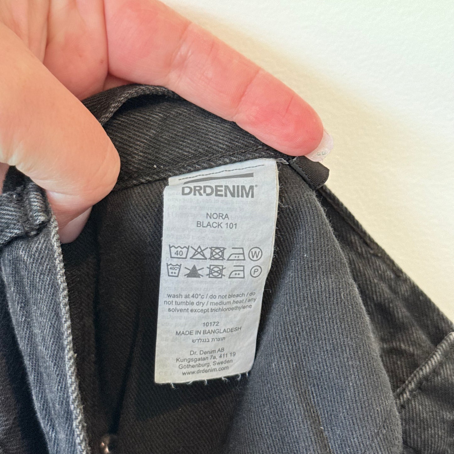 Dr. Denim Nora Black Jeans - 80cm Waist