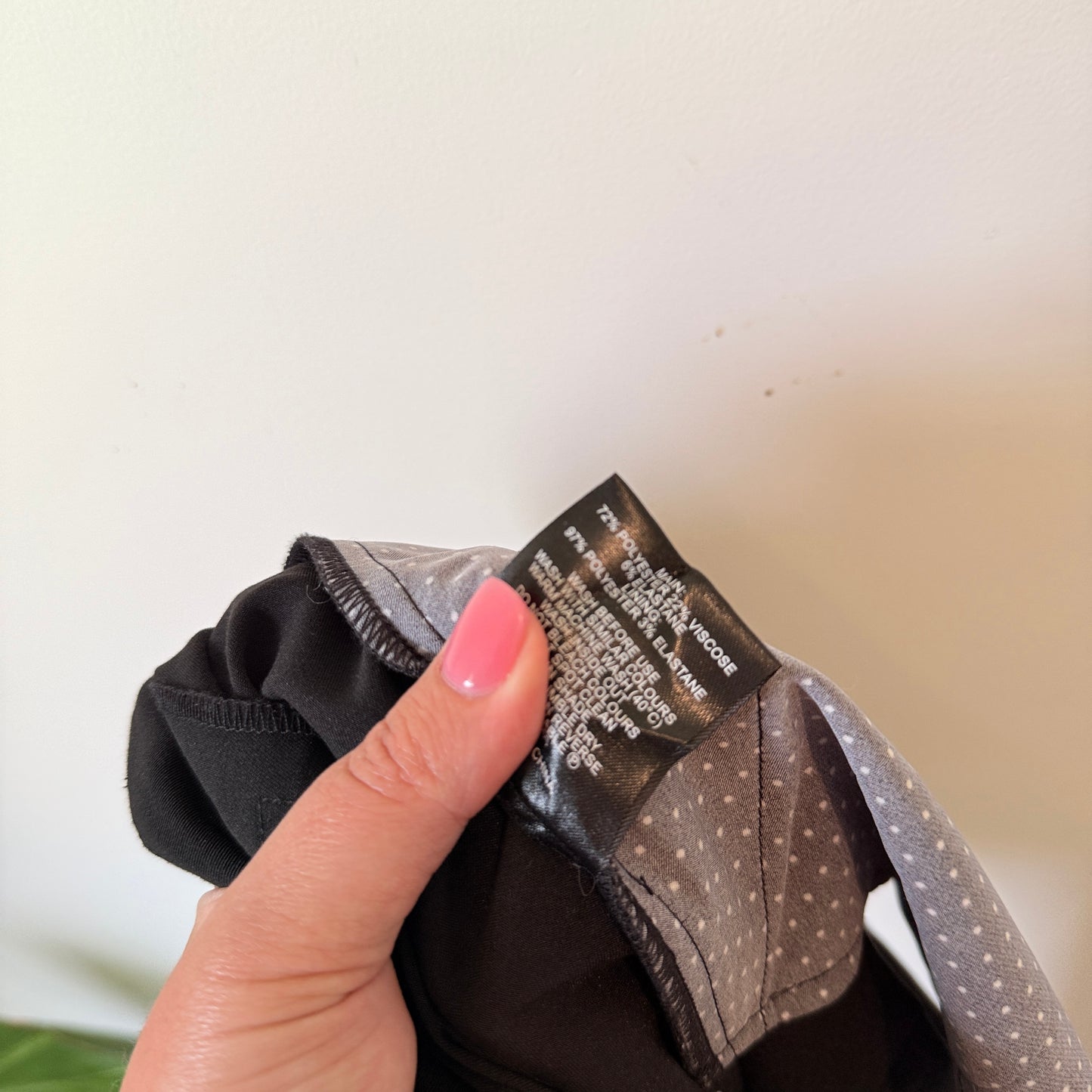 Oliver Black Size 10 Black Tailored Trousers