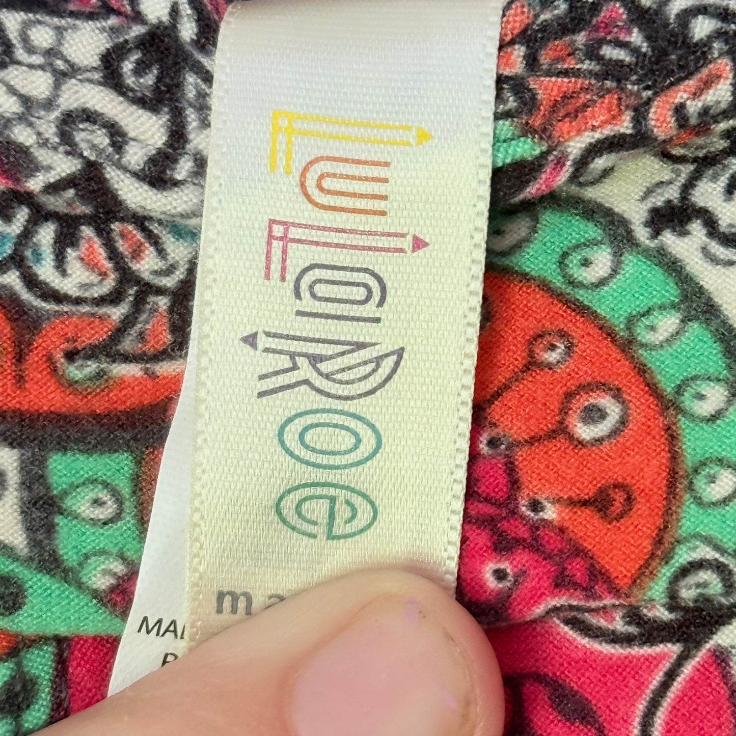 LuLaRoe One Size Floral Mandala Leggings