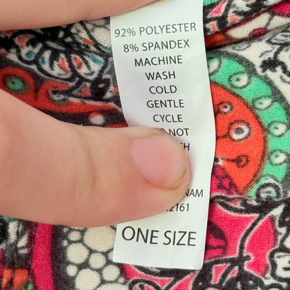 LuLaRoe One Size Floral Mandala Leggings