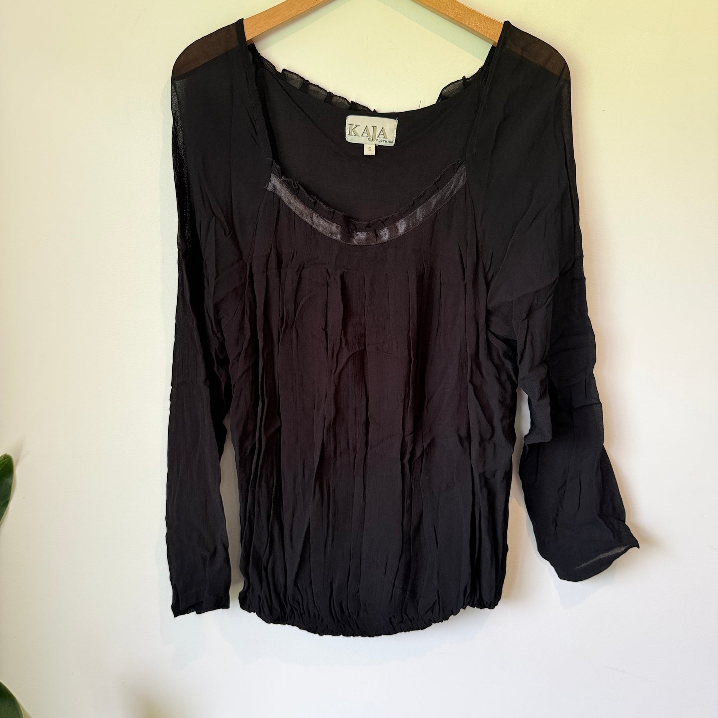 Kaja Size S Black Women's Top
