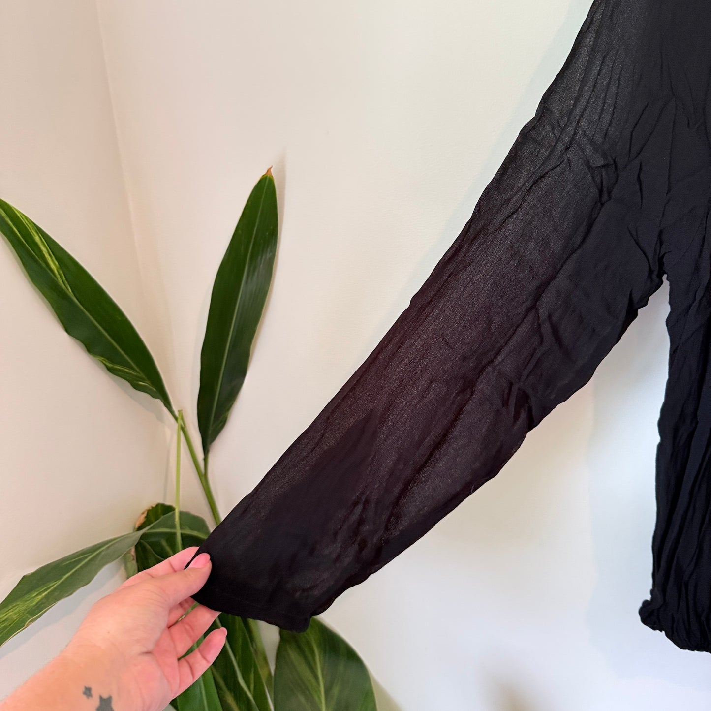 Kaja Size S Black Women's Top