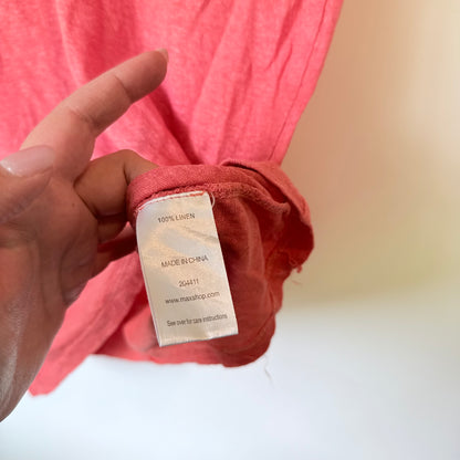 Max Size S 100% Linen Top