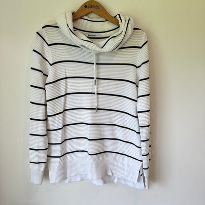 Just Jeans Size S Striped Cowl Neck Sweater