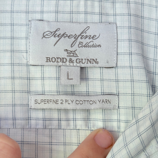 Rodd & Gunn Size L Men's Long-Sleeve Checkered Shirt