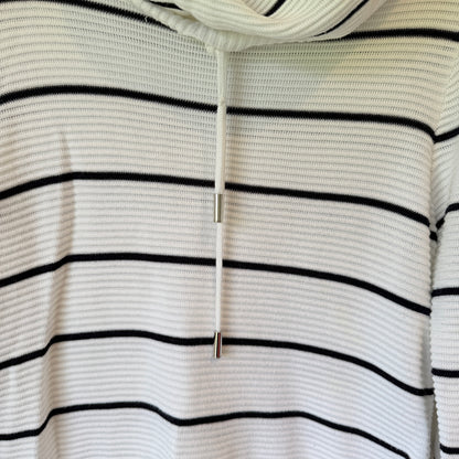 Just Jeans Size S Striped Cowl Neck Sweater