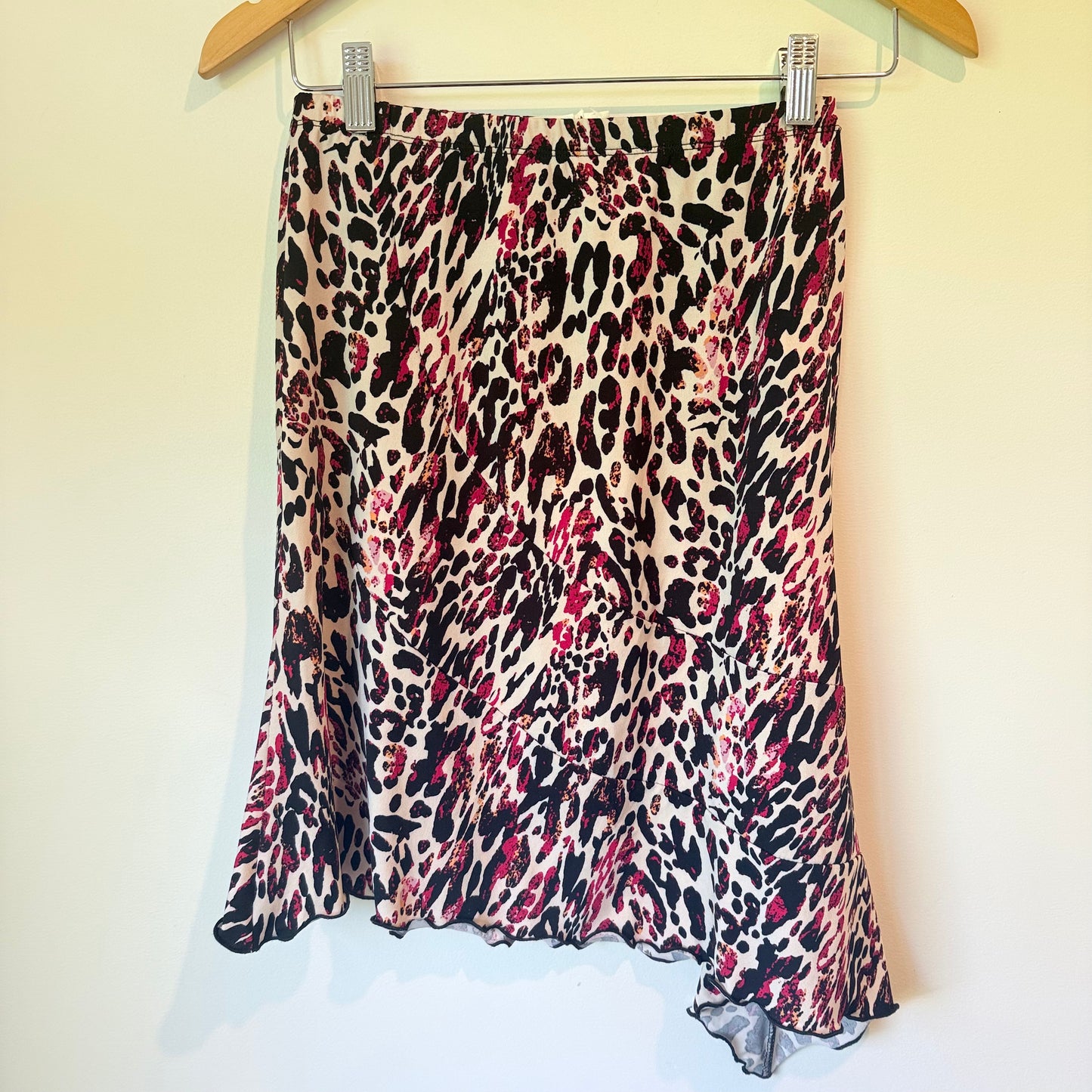 Glassons Leopard Animal Print Midi Skirt - Size M
