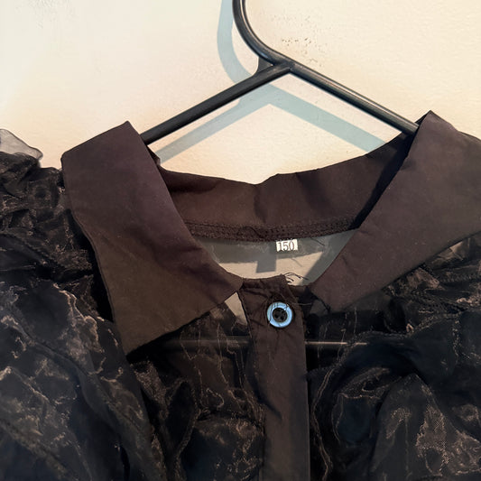 Wednesday Girls Costume Dress Size U/Arm to U/Arm 38cm