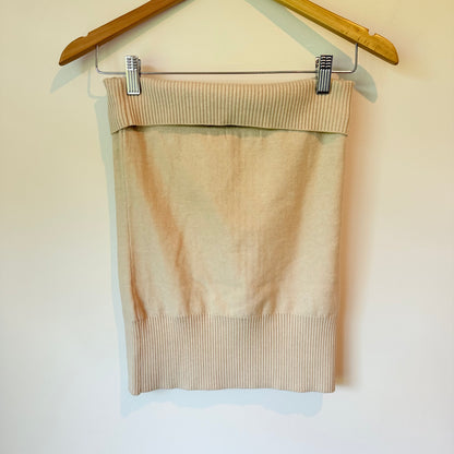 Glassons Cable Knit Tube Top - Beige/Cream - Size M