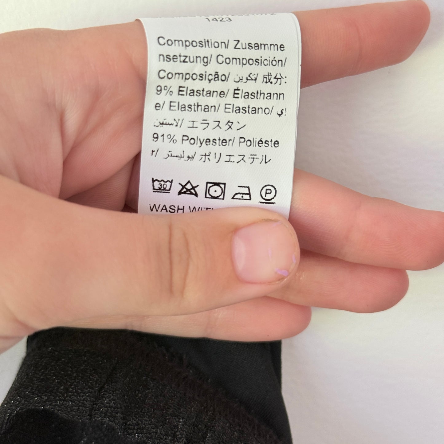 Shein Bae Size XL Dark Gray Pleated-Front Mini Skirt