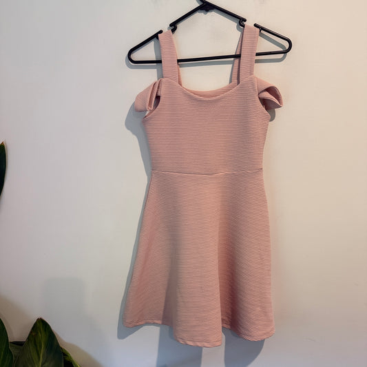New Wave Size 10-11 Years Cold-Shoulder A-Line Dress