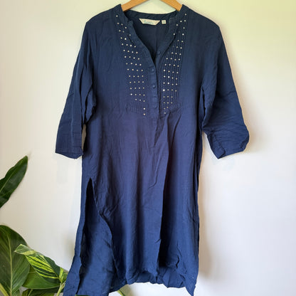 Fusion Size XXL Cotton Blue Shift Dress