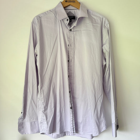 Tarocash Size M Lavender Dress Button-Up Shirt
