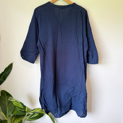 Fusion Size XXL Cotton Blue Shift Dress