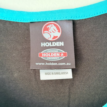 Holden Size 16 White Black Graphic Print Tank Top