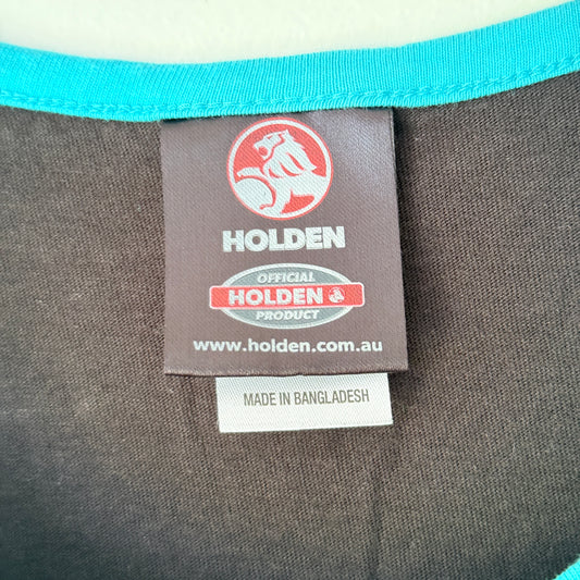 Holden Size 16 White Black Graphic Print Tank Top