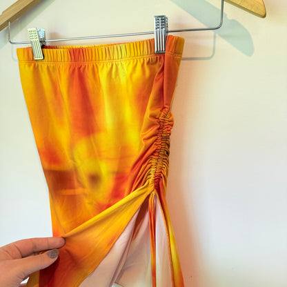 Glassons Size M Strapless Mesh Top