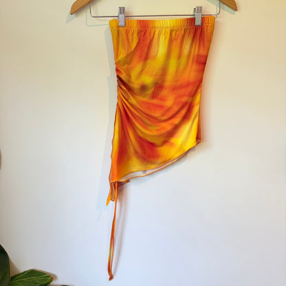 Glassons Size M Strapless Mesh Top