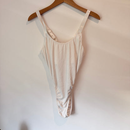 Brand Unknown Size XL Ribbed High Cut Thong Bodysuit