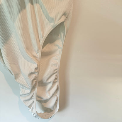 Brand Unknown Size XL Ribbed High Cut Thong Bodysuit