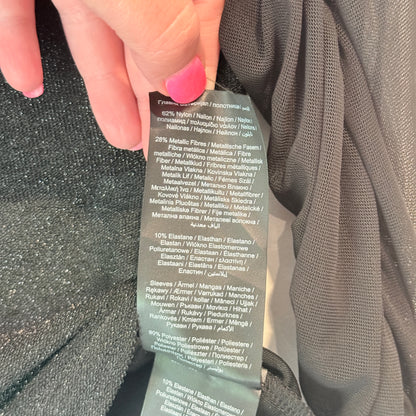 Noisy May Size S Black Long-Sleeve Cropped Blouse