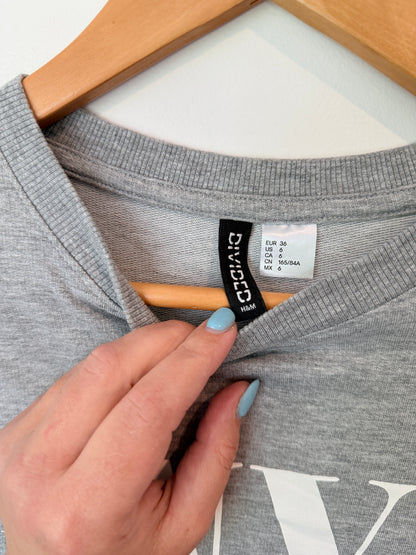 H & M Divided Size 10 Long Sleeve Sweatshirt Dress