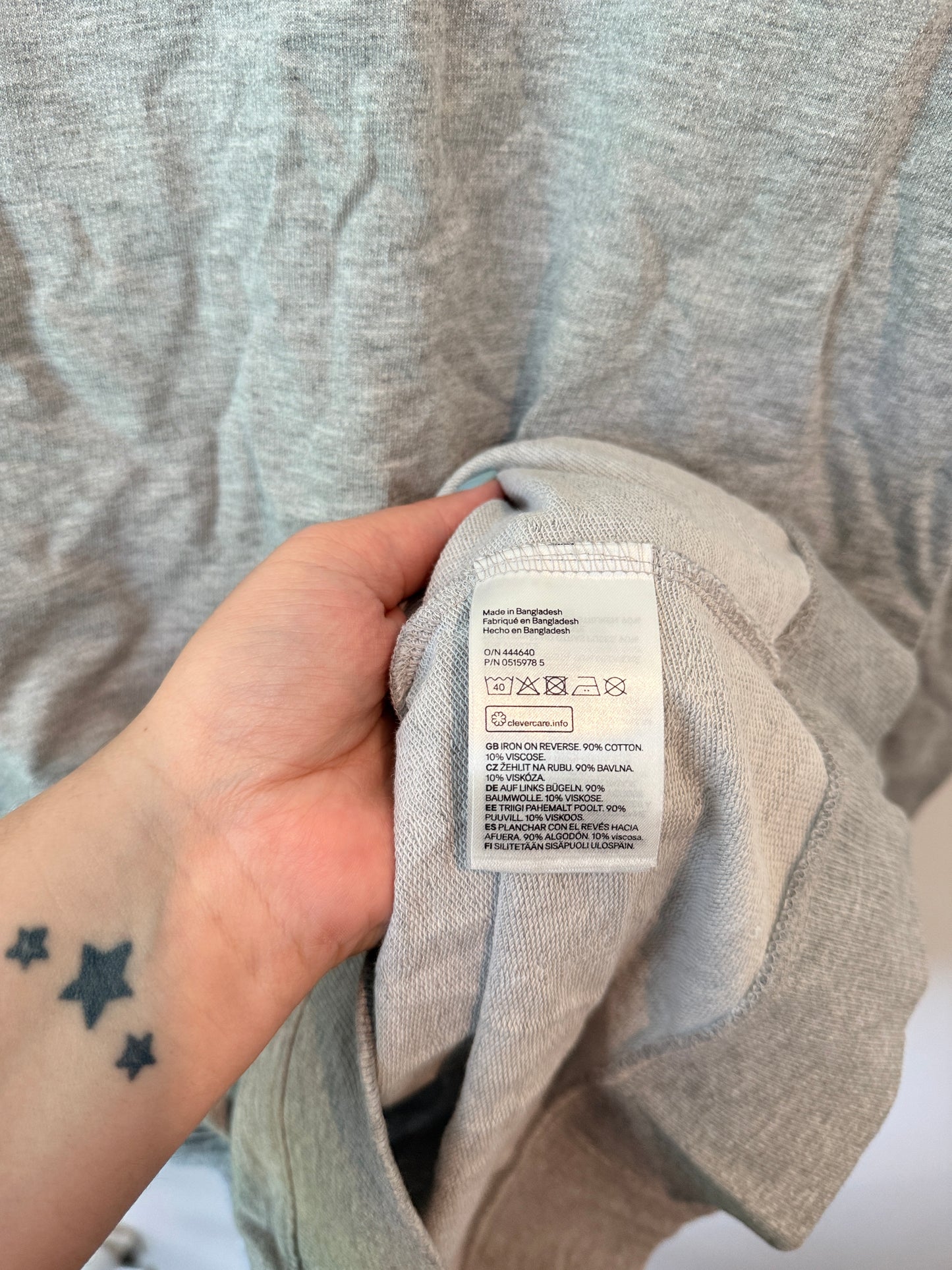H & M Divided Size 10 Long Sleeve Sweatshirt Dress