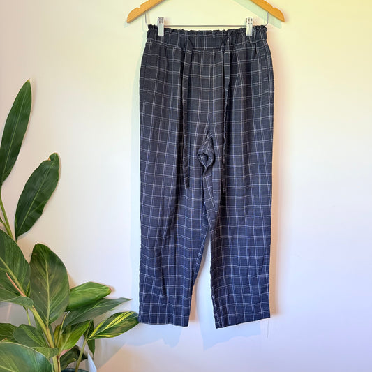 Glassons Size 10 Cotton Blend Plaid Pants