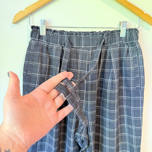 Glassons Size 10 Cotton Blend Plaid Pants
