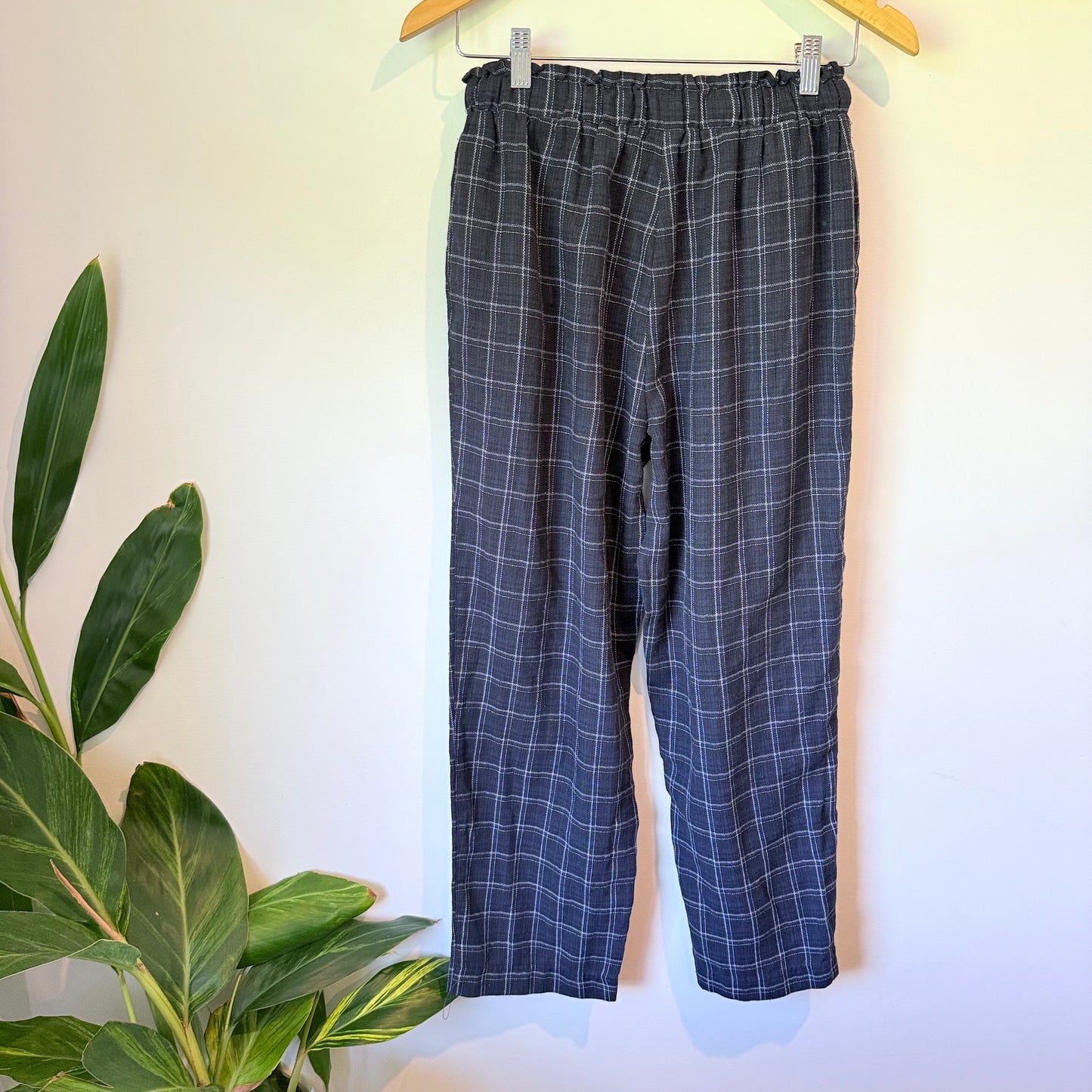 Glassons Size 10 Cotton Blend Plaid Pants
