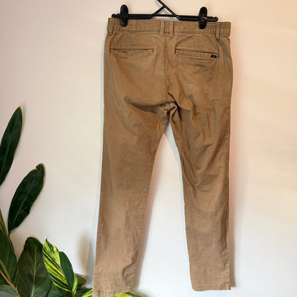 EDC Size 31|32 Tan Men's Chino Pants(missing button)