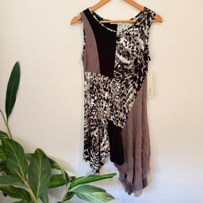 Voile “African Plains” Market Tunic - 42cm U/Arm