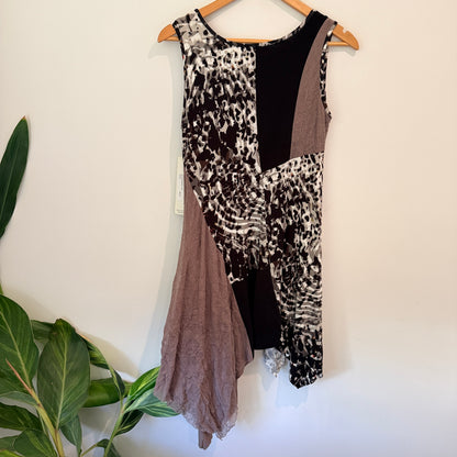 Voile “African Plains” Market Tunic - 42cm U/Arm