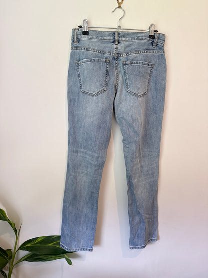 Decjuba Size S Light-Wash Denim Jeans