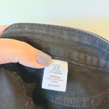 &DENIM Size XS Skinny High Waist Ankle Jeans