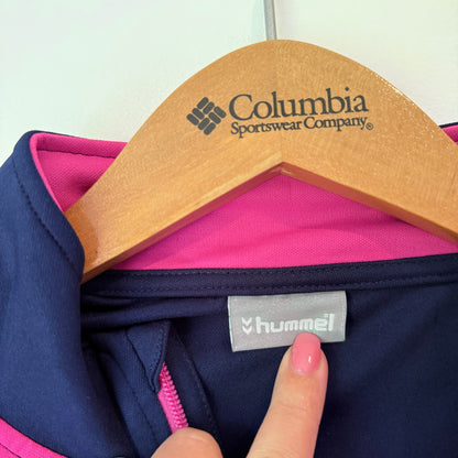 Hummel Pink & Navy Blue Size L Sweatshirt