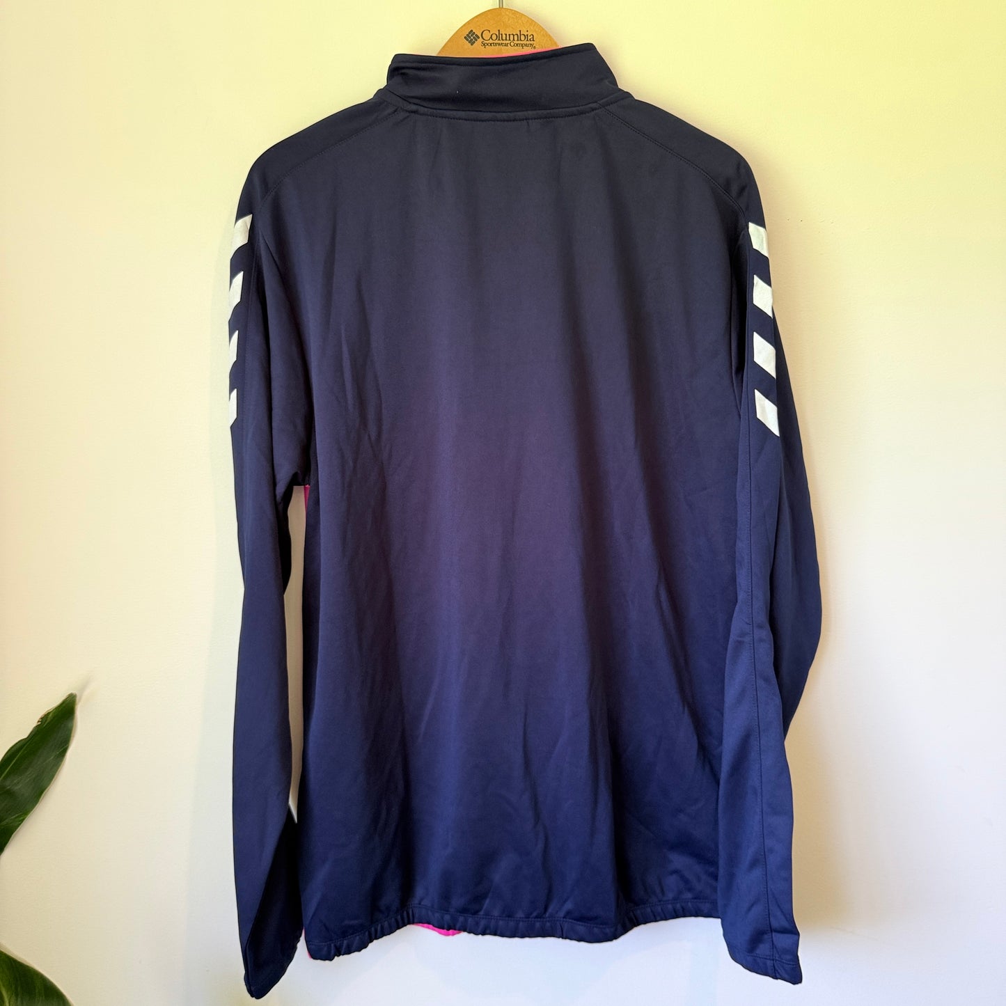 Hummel Pink & Navy Blue Size L Sweatshirt