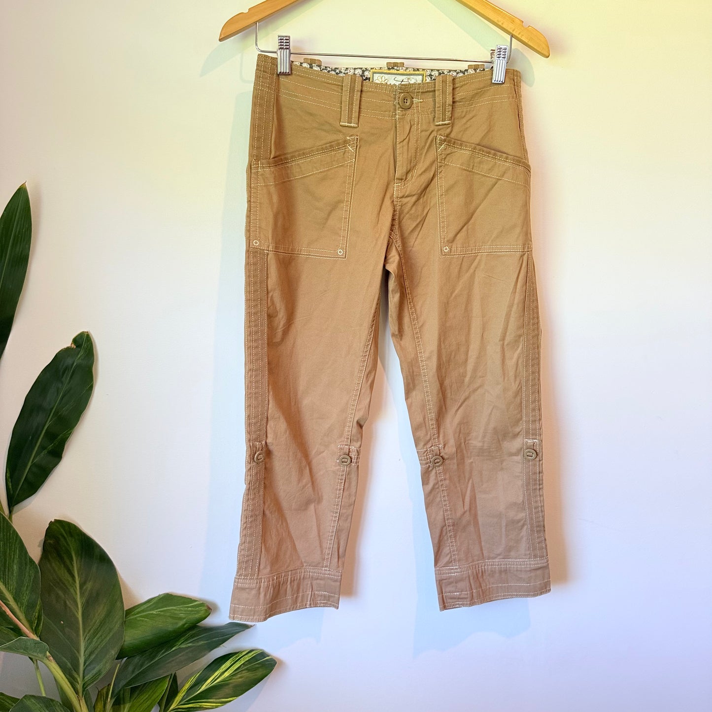 Aventura Size 2(6) Brown Organic CottonPants
